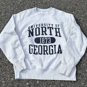 Champion Reverse Weave University North Georgia Crewneck Sweatshirt M